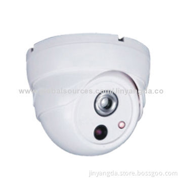 Array IR Security Dome Camera with 420/480/540/600TVL Resolution, Auto-gain Control